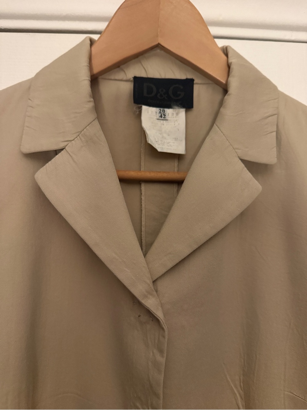 D&G Women's Beige Blazer Jacket